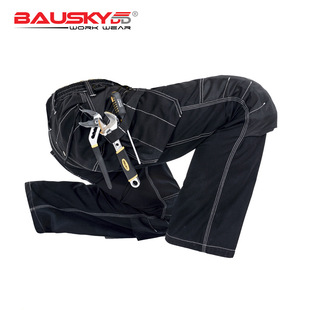 Baoshiji overalls B129 men's functional pants multi-pocket wear-resistant sturdy eva detachable knee protection suit