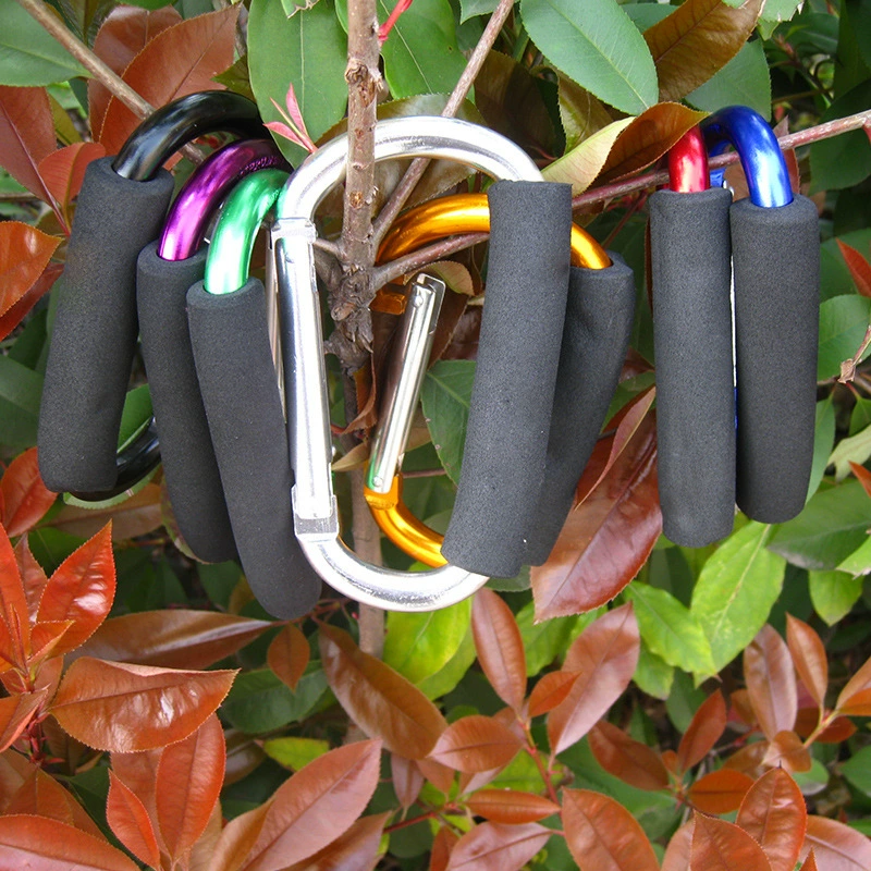 Aotu (concave-convex) hammock quick hook extra large carabiner quick hook aluminum alloy thickened AT7607