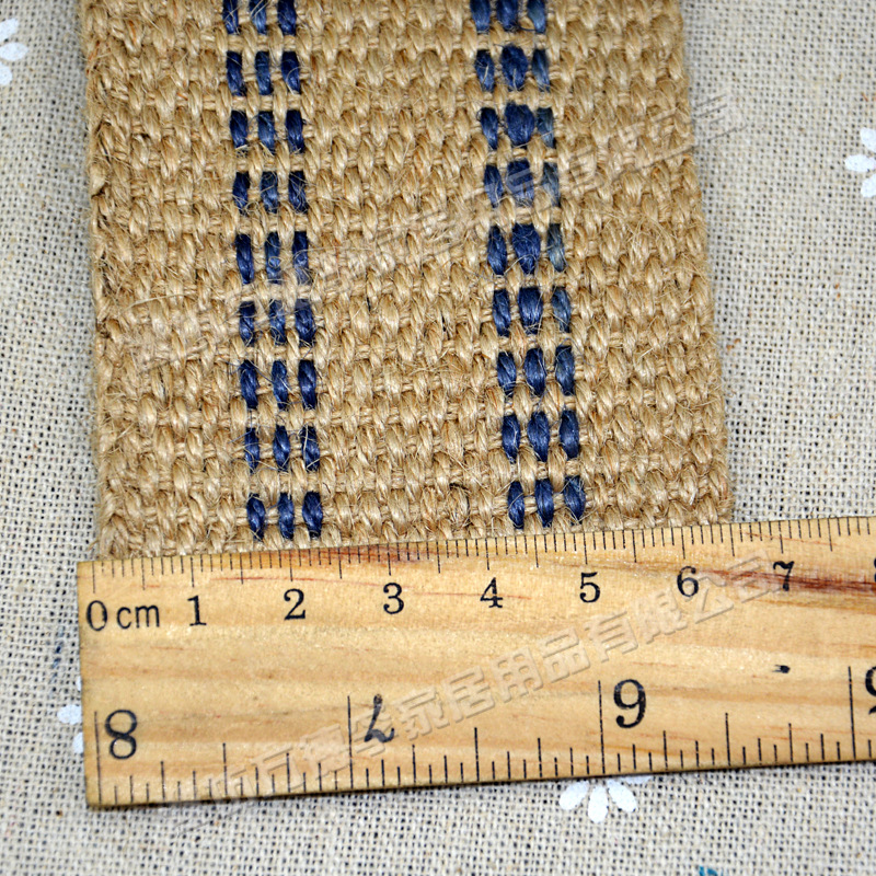 Fábrica directa de cáñamo cuerda cinta jardinería hogar sofá equipaje hardware yute tira cáñamo vendaje Correa