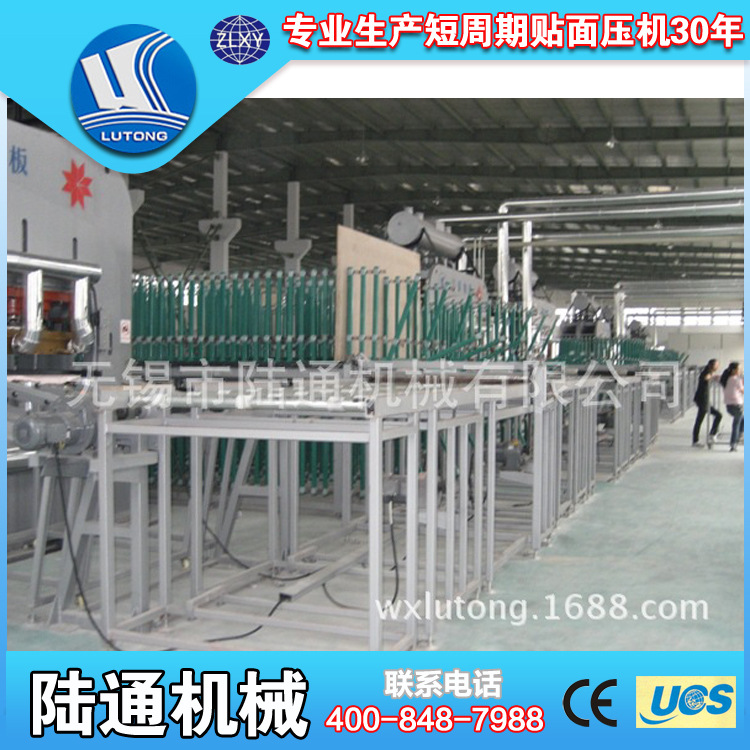 销售厂家 凉板线 刨花板生 产线成套设备 快速贴面生 产线设备