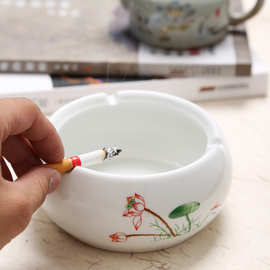 烟灰缸创意个性时尚大号烟灰缸简约欧式陶瓷居家客厅装饰烟灰缸