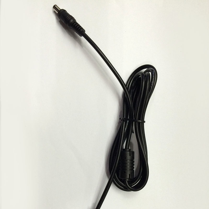 厂家直销1.2米纯铜DC插头电源线 ，20号线5.5*2.5带卡通用2.1DC头