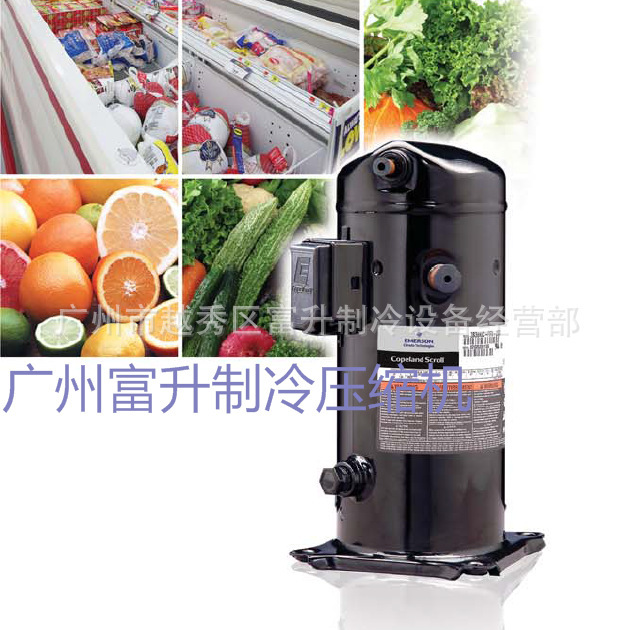 Seawater ice machine compressor-scroll type low temperature refrigeration compressor ZB75KCE-TWD-551