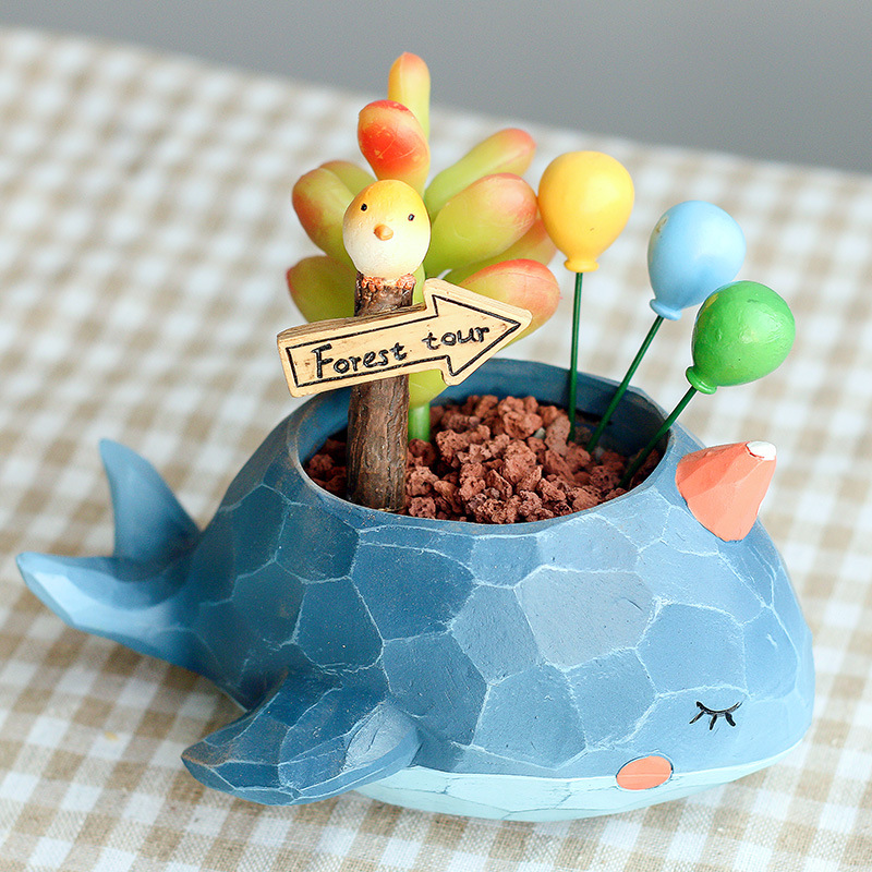 Nanyuan Chuanfang Creative zakka Cartoon Balloon Flower Insert Micro Landscape Distinctive DIY Matching Fleshy Plant Flower Pot