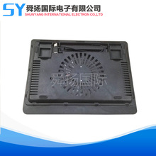 热销推荐双风扇彩色笔记本散热器吸风式超薄笔记本散热器