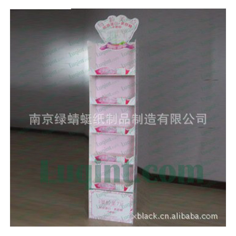 厂家直销塑料展示架 高强度PVC展示架 超市护肤品雪弗板货架