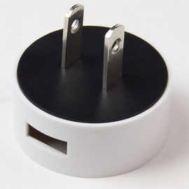 苹果圆形充电器外壳 单双USB