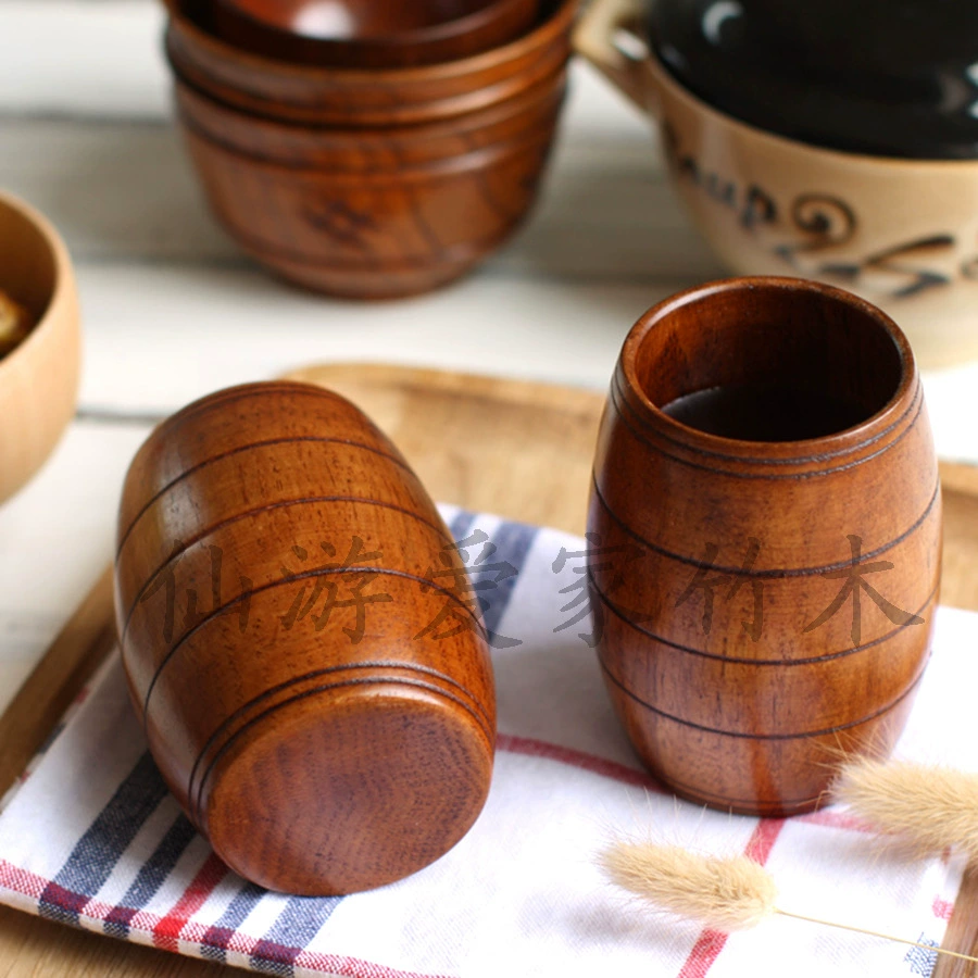 Деревянный стеклянный бокал Homey Bamboo Wood, прямые продажи с завода
