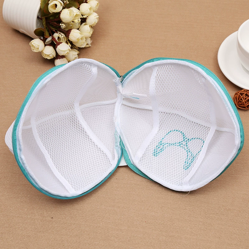 Laundry bag thickened three-piece set embroidered mesh fabric polyester sandwich fabric 220g