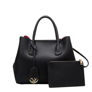 Platinum leather purse, shoulder bag, capacious one-shoulder bag, genuine leather, cowhide