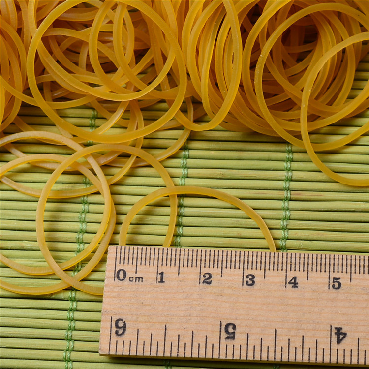 黄橡皮筋圈圆形黄色橡皮筋捆绑32#高弹力耐高温 橡皮筋批发家居