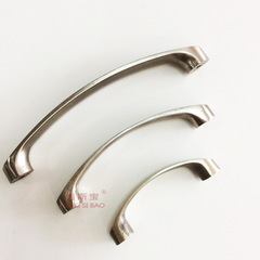 Factory supply aluminum alloy wire-drawn sliding handles for modern minimalist cabinet, wardrobe, drawer furniture hardware door handles