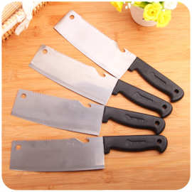 小号不锈钢菜刀塑料防滑手柄厨房切菜切肉切水果家用锋利切削刀具