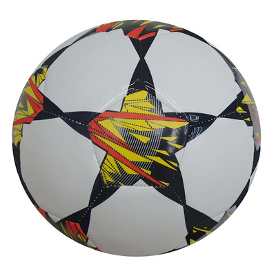 批发PU皮机缝足球中小学生训练专用5号体育用品比赛运动足球定 制|ms