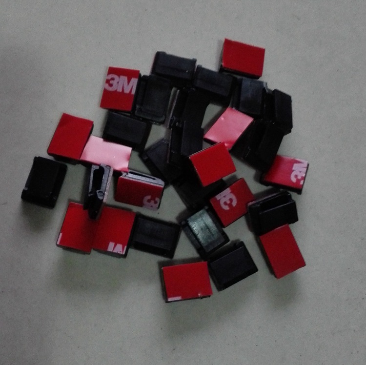 汽车导航线卡电子狗布线夹行车记录仪固线夹排线夹 3米背胶布线卡