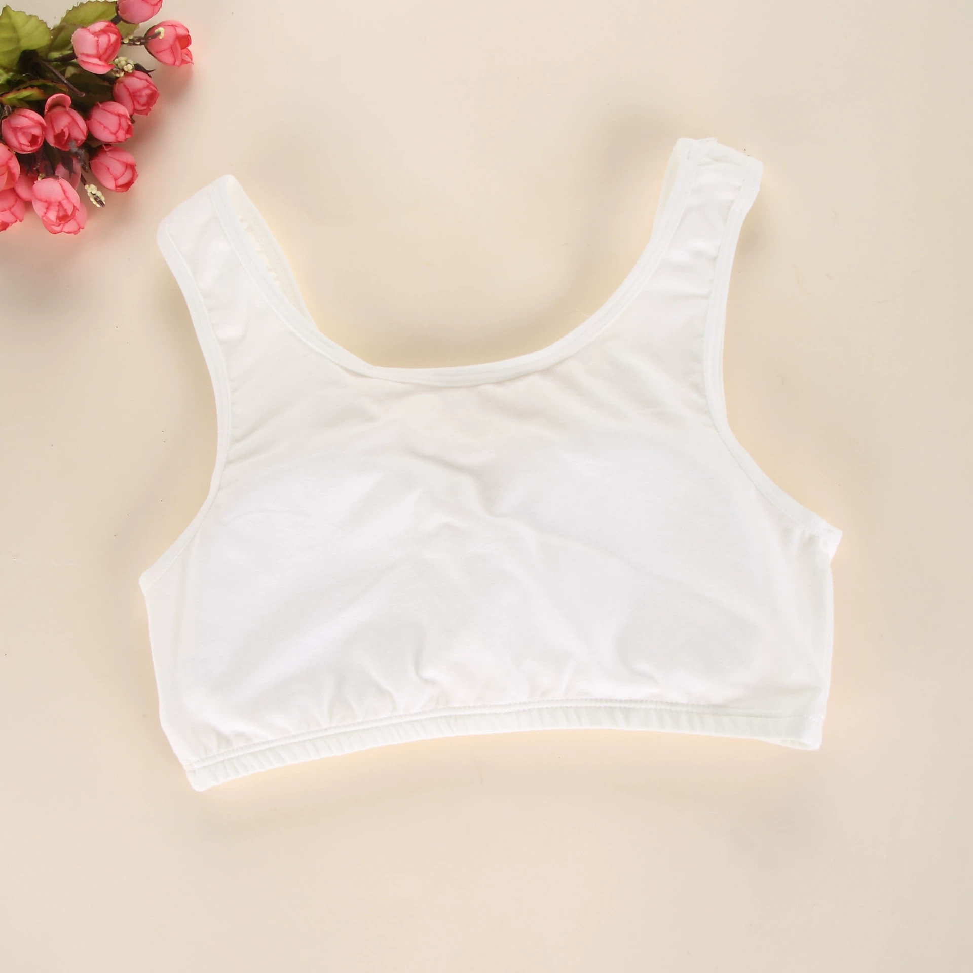 Colored pillow, underwear, removable teen girl bra, cute vest for elementary school students