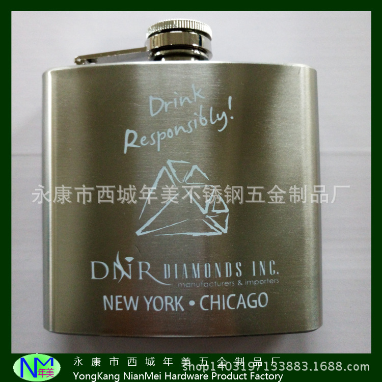 浙江永康生产工厂直销各式外贸不锈钢酒壶