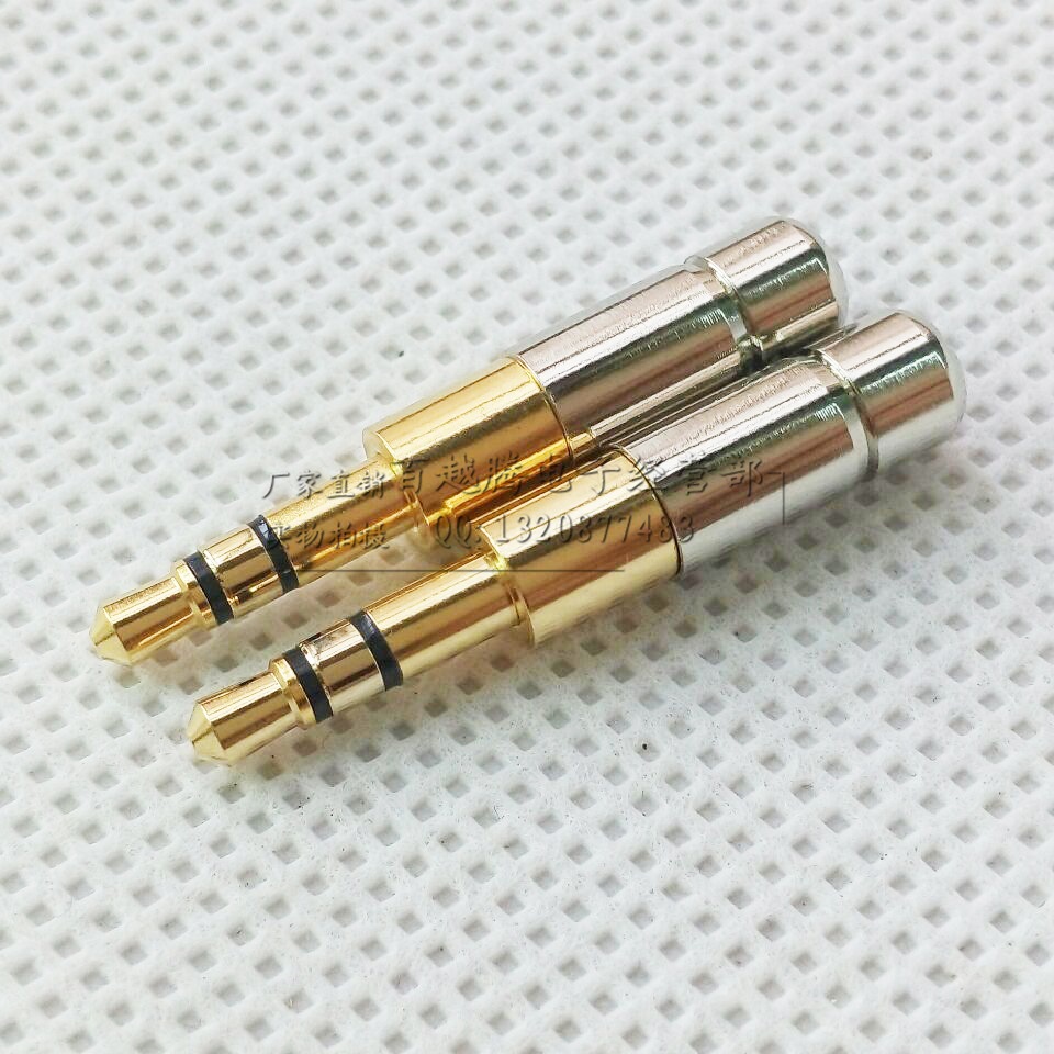 独特3.5立体声加长耳机插头 镀金3.5立体加长B.O插头