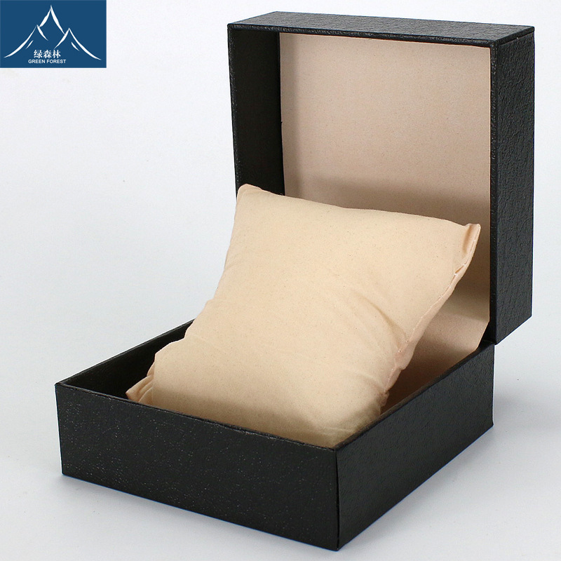 高档吊坠盒手表纸盒烫金logo手镯盒子包装盒现货批发