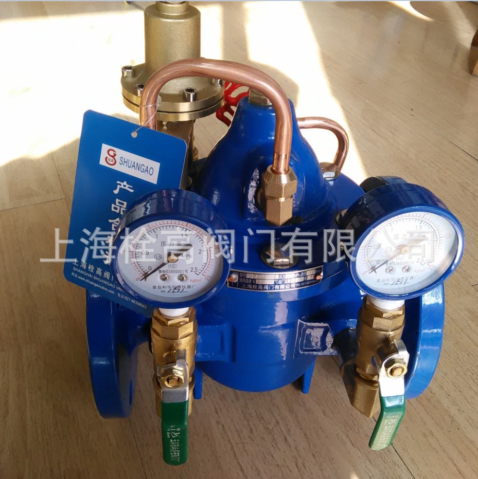 供应 可调式减压阀 200X-16先导式可调减压阀 DN20-DN600减压阀