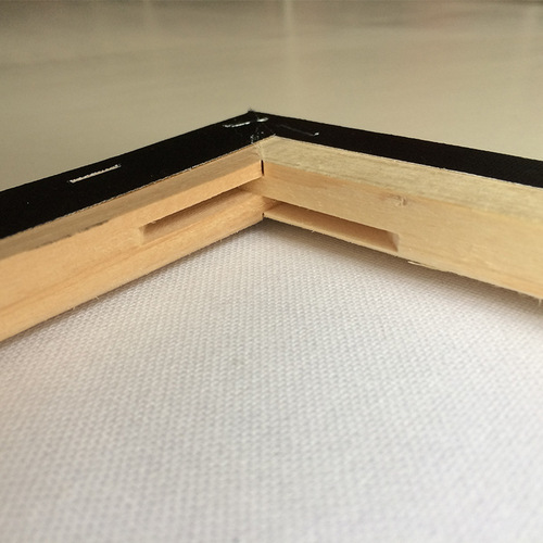 Factory direct sales solid wood European canvas oil painting frame pure black 30*40 picture frame wholesale black canvas