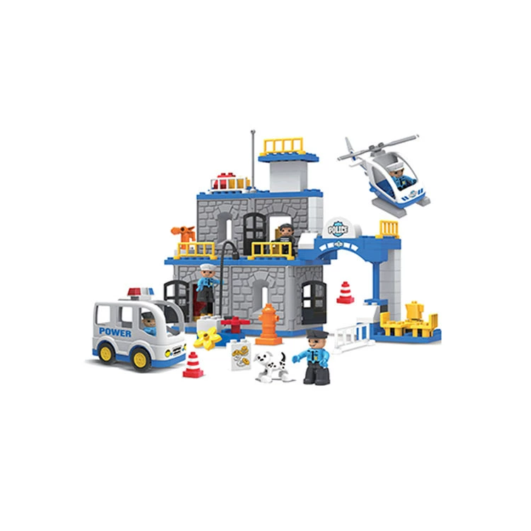 Constructor, toy for boys, police, training, 2-3-6 years