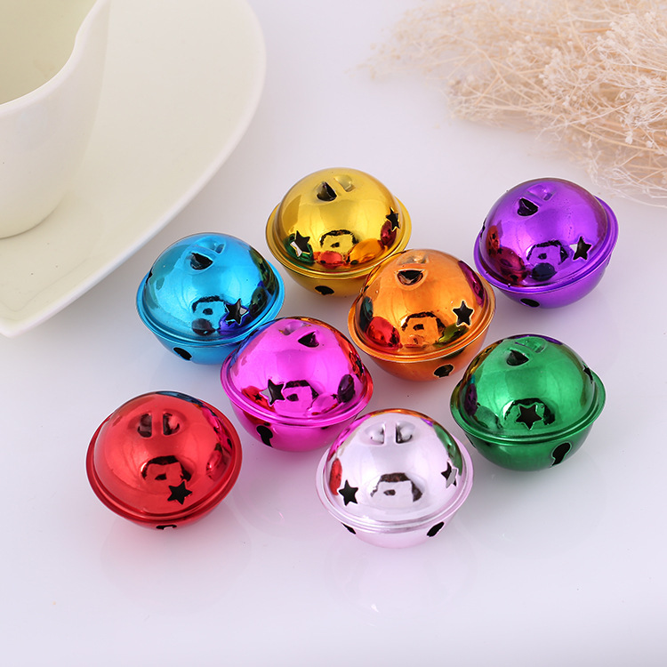 Wholesale Colorful Metal Hanging Wire Five-Star Bell DIY Keychain Christmas Decoration Pet Collar Star Bell Wholesale Colorful Metal Hanging Wire Five-Star Bell DIY Keychain Christmas Decoration Pet Collar Star Bell