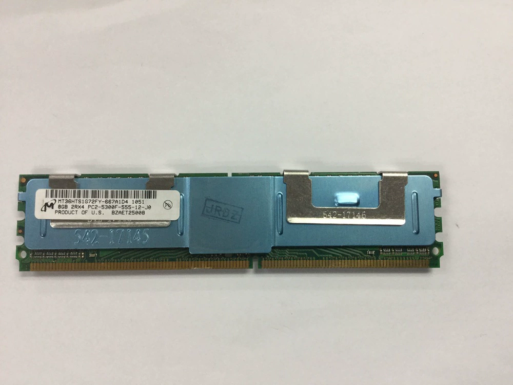 Память сервера Micron PC2-5300F 8GB, 2Rx4 DDR2 667MHz, полностью буферизованный 240‑pin