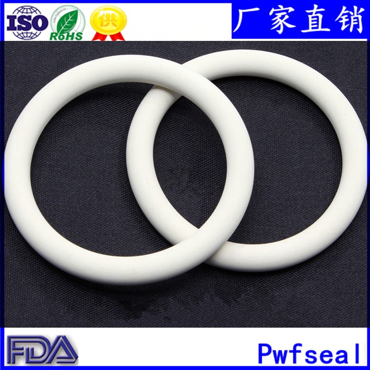 白色氟胶O型环 尺寸齐 耐高温VITON密封圈 耐酸碱O型圈