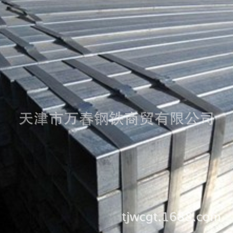 28*28*1.5热镀锌带钢方管 方矩管 镀锌带圆管正方方口管型材钢制