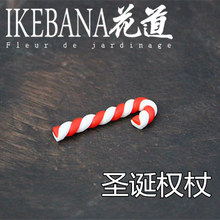 特价多肉植物装饰摆件圣诞系列圣诞权杖苔藓微景观生态瓶造景配件