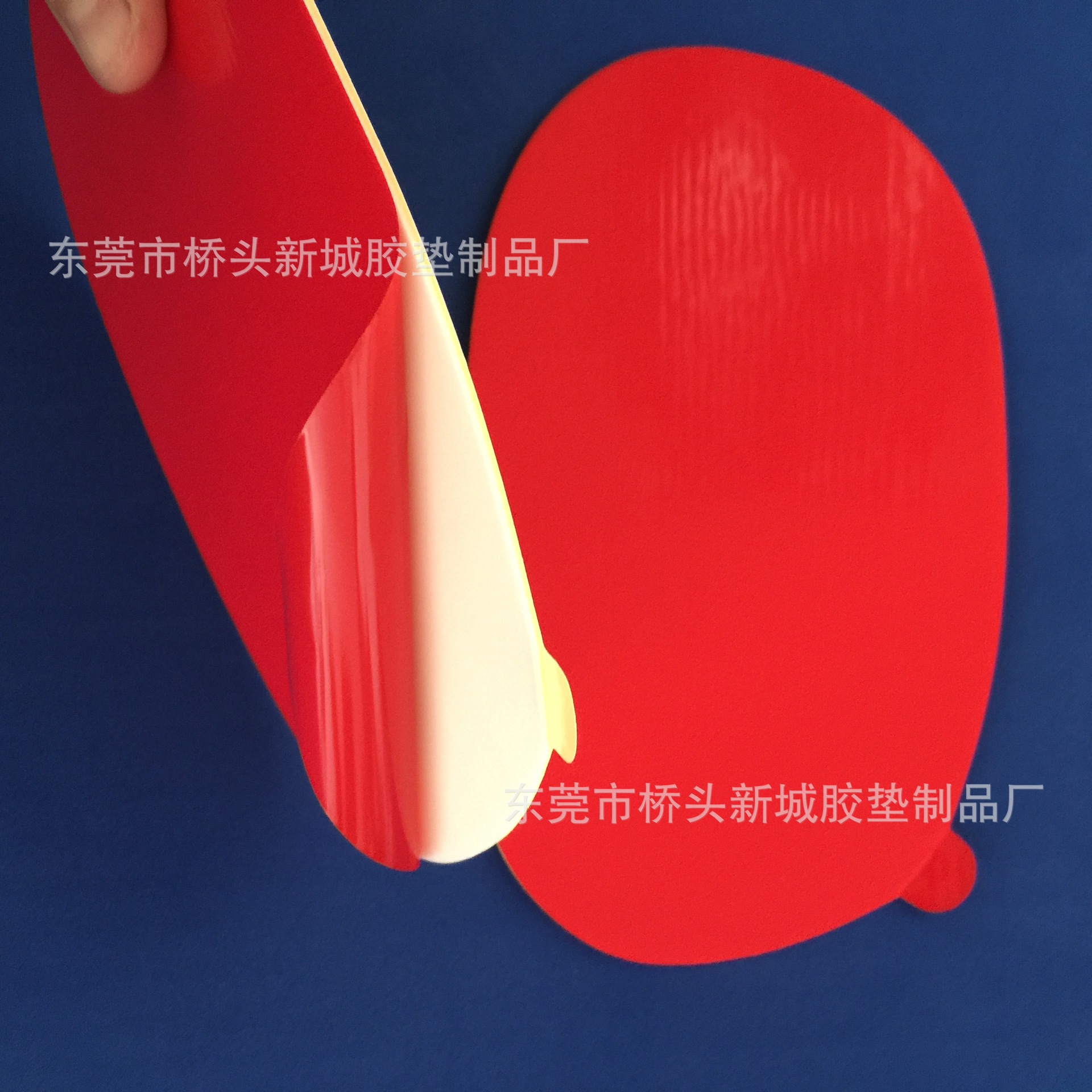 红膜PE泡棉双面胶 汽车后视镜专用胶带双面胶