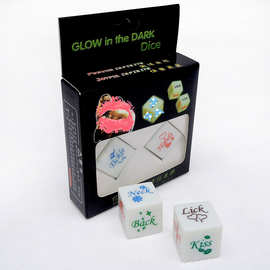 全球畅销LED发光情侣前戏情趣骰子 调情色子dice可按图稿印刷logo