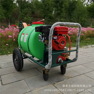 果园果树除虫打药机 路旁树篱消杀喷雾器 推车式车库消杀喷雾器