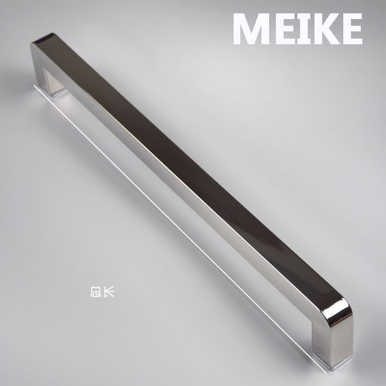 304 glass door handle square tube black stainless steel shower room sliding door single bathroom handrail thickened 440