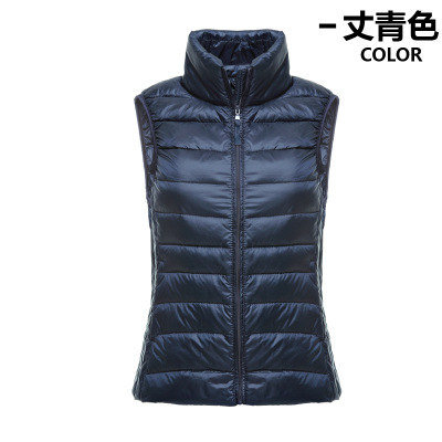 2019 Otoño e Invierno nuevos productos genuinos ultrafinos de las mujeres abajo chaqueta chaleco Chaleco de las mujeres image 16