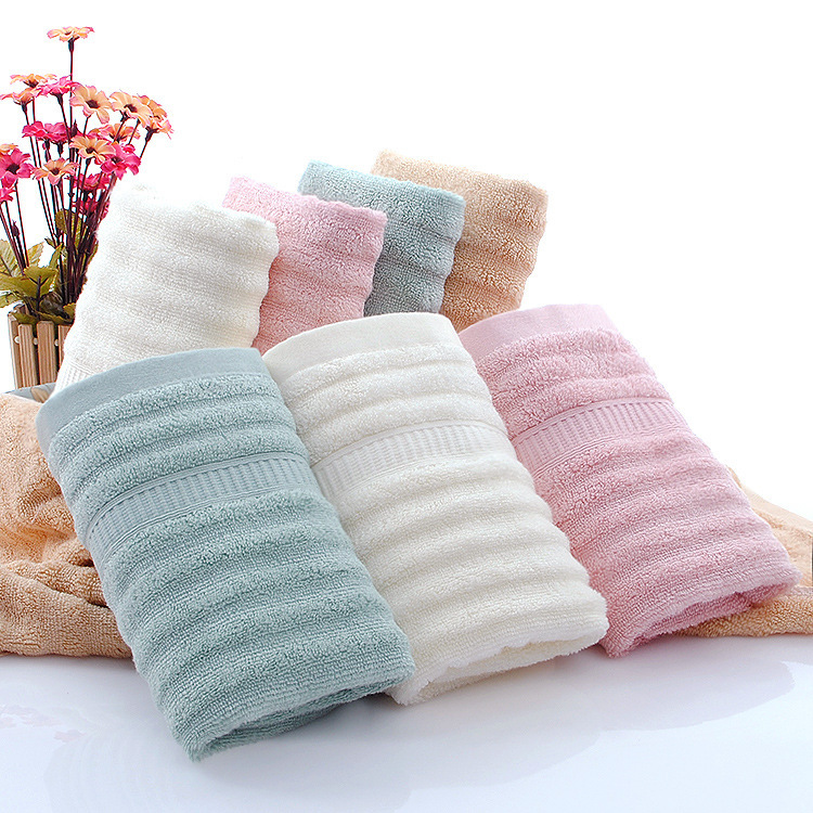 Wholesale wavy bamboo fiber towel thickened soft 120g daily necessities Xie Shiyan gift towel Wholesale wavy bamboo fiber towel thickened soft 120g daily necessities Xie Shiyan gift towel
