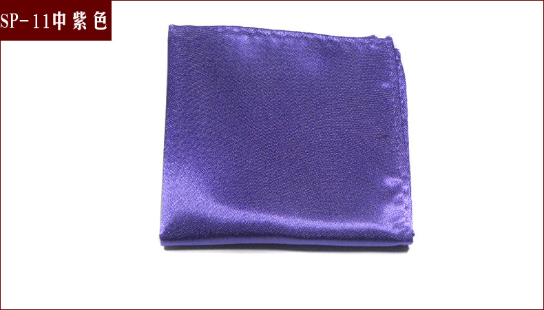 Traje de hombre Toalla de bolsillo pequeña bufanda cuadrada vestido de fiesta de boda Toalla de pecho pañuelo de color sólido negro rojo azul verde amarillo púrpura