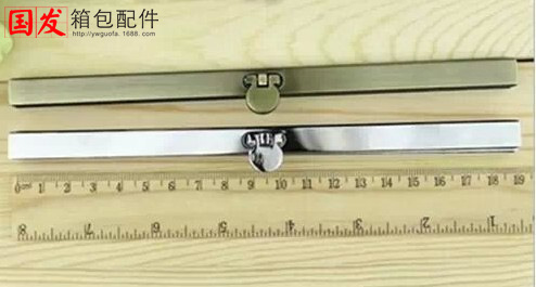 11CM 19CM banda de borde recta boca de oro botón Mickey cabeza de borde recto bolso clip tornillo de borde