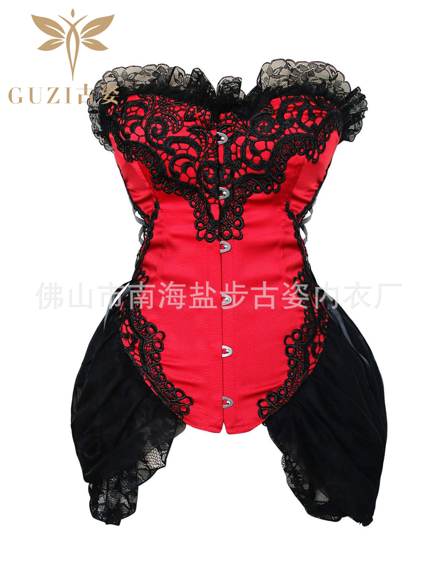 Corsé sexy de encaje princesa, corte dulce y moldeador, moda europea y americana caliente