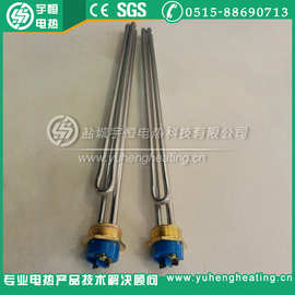 1寸铜头电热管加热管 太阳能热水器电加热管 辅助加热管220V 6KW
