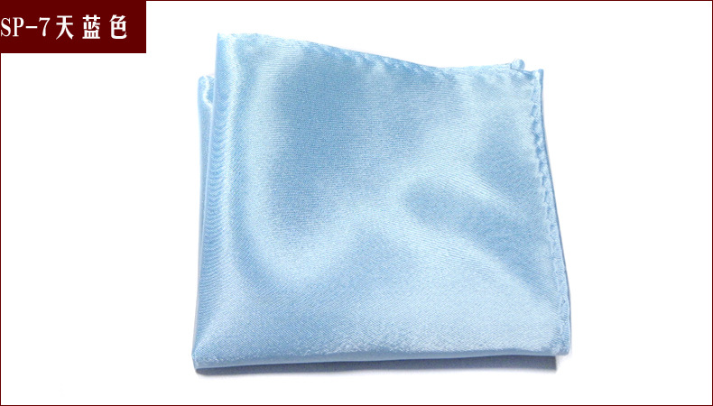 Traje de hombre Toalla de bolsillo pequeña bufanda cuadrada vestido de fiesta de boda Toalla de pecho pañuelo de color sólido negro rojo azul verde amarillo púrpura