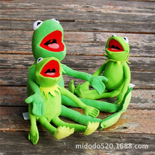 青蛙科密特青蛙 布偶秀电影 可凹造型公仔手偶腹语毛绒玩具礼物