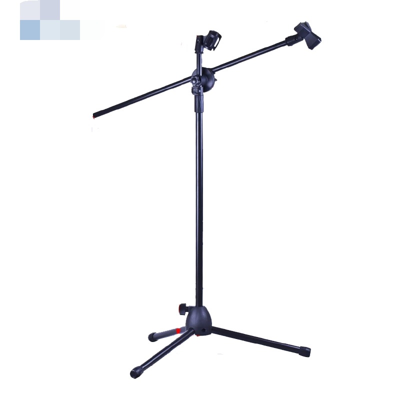 Soporte de micrófono profesional para transmisión en vivo, bandeja para tarjeta de sonido, soporte de micrófono ajustable para presentaciones en escenario, modelo de micrófono, equipo de audio