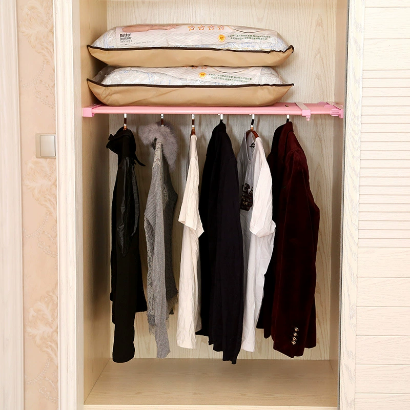 Wardrobe storage shelf divider, adjustable layered partition, white, widths 24/35/42 cm for cabinet