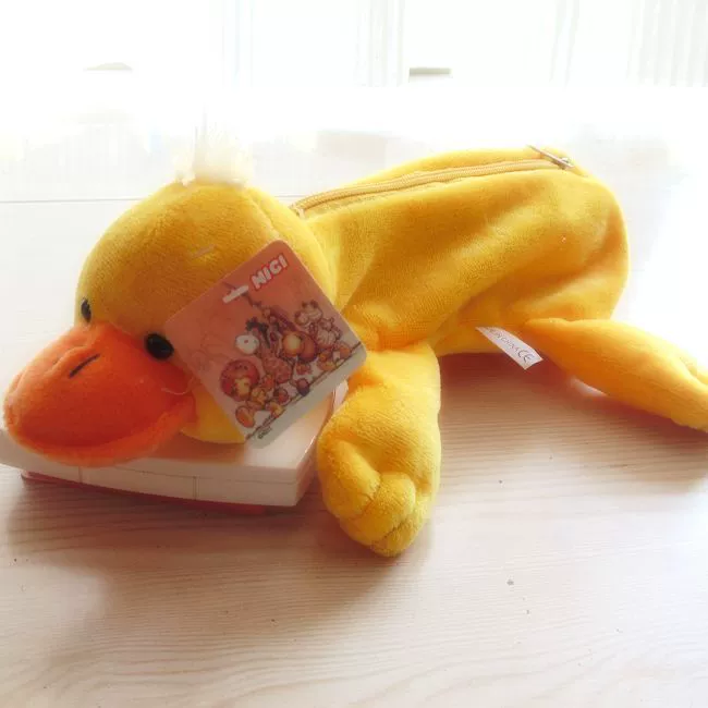 Плюшевый пенал Nici, мультяшный футляр для ручек, 27–35 см, короткий плюш с наполнителем ПП-ватой