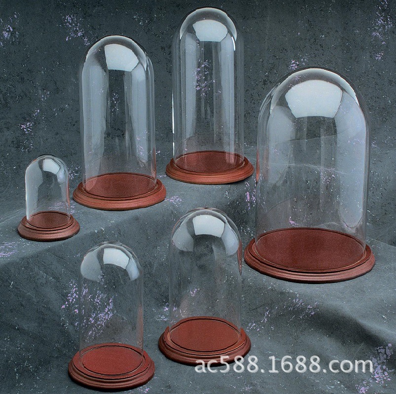 优质香港展销玻璃罩 手工吹制防灰尘钟罩 广告促销蛋糕西点罩