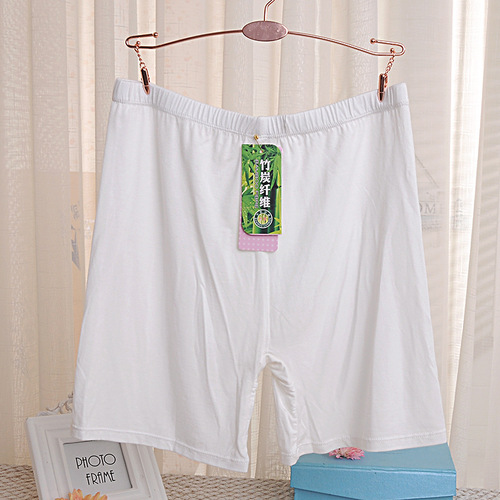 Three codes optional! Summer best-selling women's three-quarter pant lace edge bamboo fiber breathable safe pants leggings