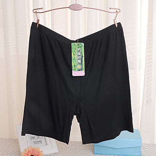Three codes optional! Summer best-selling women's three-quarter pant lace edge bamboo fiber breathable safe pants leggings
