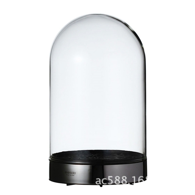 香港广州深圳小中特大型号吹制U型实木底座首饰珠宝展示玻璃罩